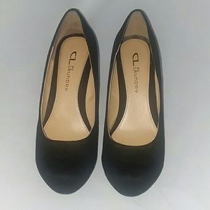Chinese Laundry Black Wedge Heel